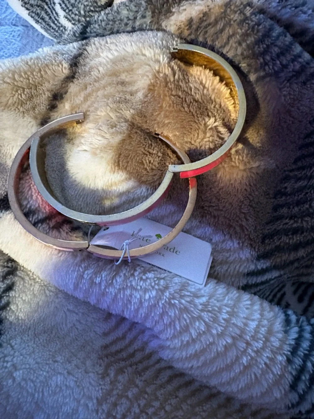 kate spade Pink & Hot pink Enamel Bangle Set - Picture 3 of 3
